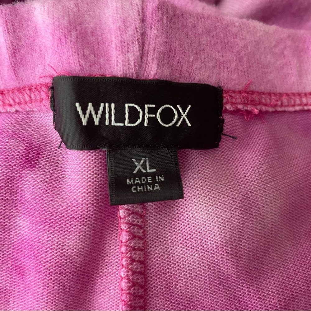 WILDFOX NWT Love Potion Knix Pants Pink Tie Dye XL - Picture 5 of 7